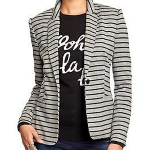 Old Navy Classic Striped Knit Blazer